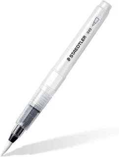 Staedtler Design Journey 949 Pincel de Agua - Llenado con Agua para Mezclar - Punto de Nylon - Valvula para Controlar Flujo de Agua