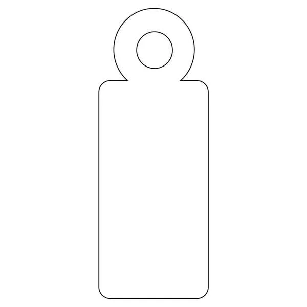 Apli Etiquetas Colgantes Blancas 9 x 24mm 200 U.