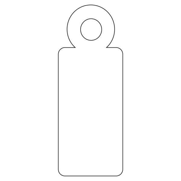 Apli Etiquetas Colgantes Blancas 9 x 24mm 200 U.