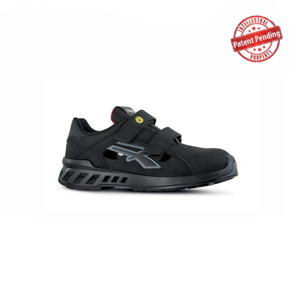 Upower Gary S ESD Sandalias de Trabajo - Talla 35 - Ligereza y Confort, Resistente al Agua, Transpirables, Puntera AirToe Aluminium, Antiperforacion, Suela Antideslizante, Proteccion S1PS FO