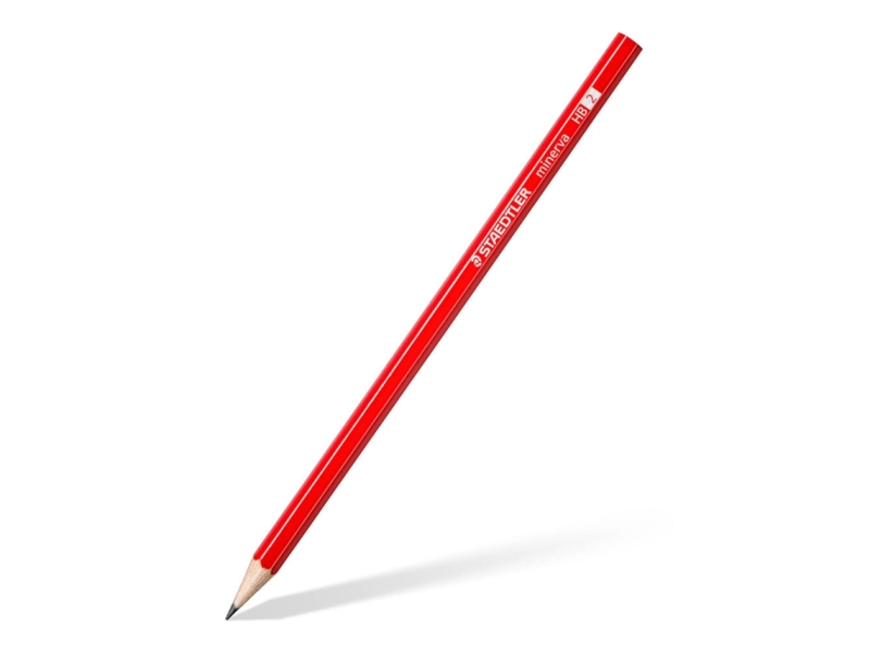 Staedtler Minerva Lapiz de Grafito Hexagonal HB - Madera de Bosques Sostenibles - Para Escribir y Dibujar · Pack de 12 uds.