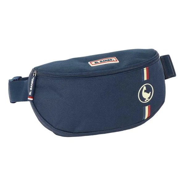 Safta el Ganso Eclipse Bolsa de Cintura - Cintas Ajustables - 2.9L - 230x90x140mm - Color Azul Marino
