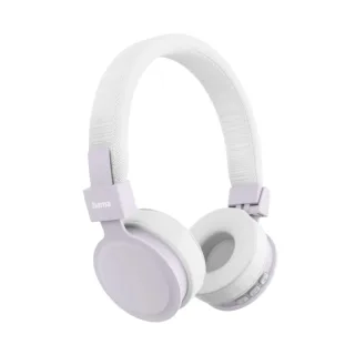 Hama Freedom Lit III Auriculares con Microfono Omnidireccional - Bluetooth - Plegable - Diadema Ajustable - Rango 10m - Asistente de Voz - Carga por USB-C - Color Blanco