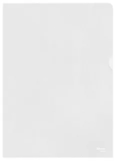 Esselte Caja de 100 Dossiers Uñero Formato A4 - Lamina de PP Piel de Naranja - Grosor 0.11mm