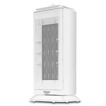 Cecotec Ready Warm 6200 Ceramic Sky Calefactor Baño Ceramico 2000W - Oscilante - Termostato Regulable - 3 Modos de Funcionamiento - Proteccion Sobrecalentamiento y Antivuelco - Cobertura 20m