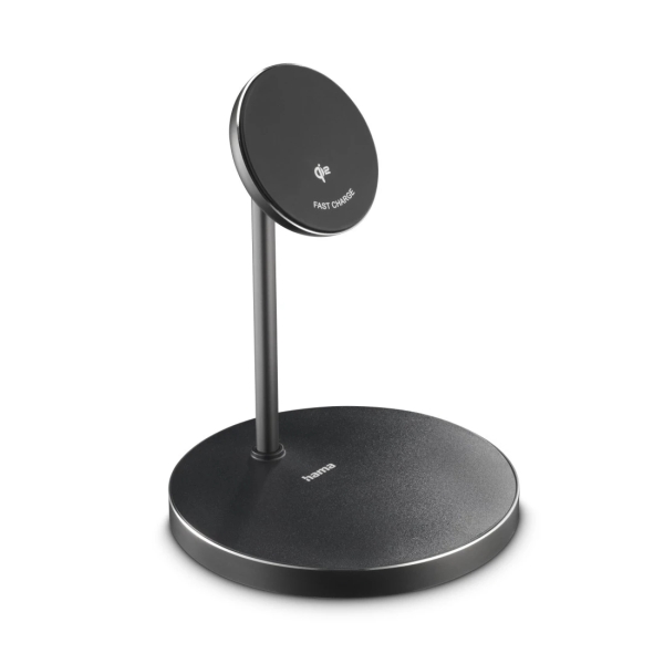 Hama Qi2 Cargador Inalambrico - 15W - USB-C - Carga Rapida - Color Negro