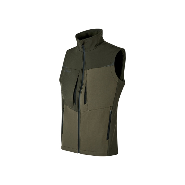 Upower Brio Chaleco de Trabajo Softshell - Talla 2XL - Repelente al Agua, Interior de Microfleece, Tecnologia de Grafeno, Multiples Bolsillos, Detalles Reflectantes, Cremallera Waterproof -