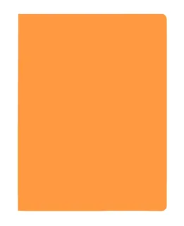 Elba Gio Pack de 50 Subcarpetas de Cartulina 230gr - Formato Folio - Ranura para Fastener - Color Naranja Intenso