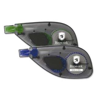 Bismark Cinta Correctora 5mm x 12m - Aplicacion Lateral - Cuerpo Transparente - Forma Ergonomica · Pack de 24 uds.