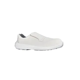 Upower Nurse O Calzado de Seguridad Bajos - Talla 35 - Proteccion S1 FO SR, Empeine Microfibra Resistente, Puntal AirToe Composite, Suela Antideslizante U-Grip - Color Blanco