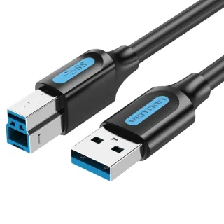Vention Cable USB-A 3.0 a USB-B -0.5m - Color Negro