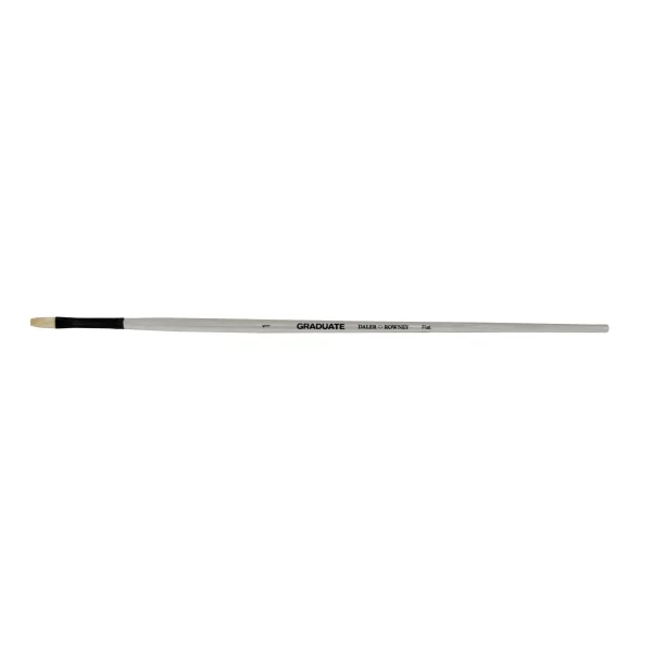 Daler Rowney Graduate Pincel para Oleo - Pelo de Cerda Natural - Mango Largo - Plano- N°1