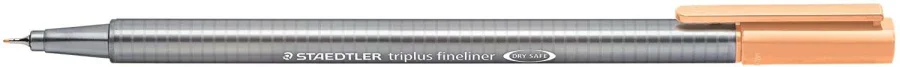Staedtler Triplus Fineliner 334 Rotulador de Punta Fina - Trazo de 0.3mm - Tinta Base de Agua - Color Melocoton · Pack de 10 uds.