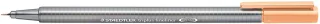Staedtler Triplus Fineliner 334 Rotulador de Punta Fina - Trazo de 0.3mm - Tinta Base de Agua - Color Melocoton · Pack de 10 uds.