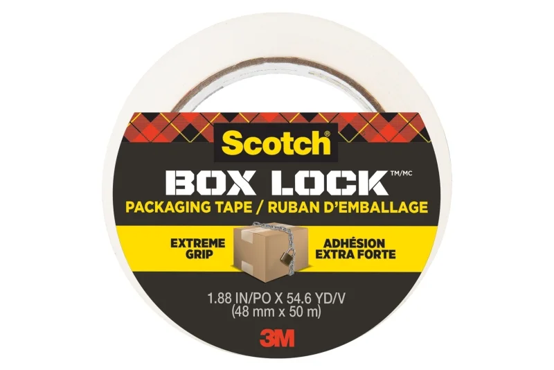Scotch Box Lock Precinto de Embalaje - 48mm x 50m - Color Transparente