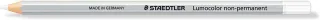 Staedtler Lumocolor 108 Lapiz de Color Hexagonal - Especial para Superfiices Lisas - Marcado Opaco - Color Blanco · Pack de 12 uds.