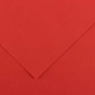 Canson Guarro Pack de 25 Cartulinas Iris de 185g - 50x65cm - Color Rojo