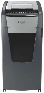Rexel Optimum Autofeed 600x Destructora Automatica Corte en Particulas P-4 - Autoalimentacion 600 Hojas, Manual 15 Hojas - Capacidad de la Papelera de 110L - Color Gris