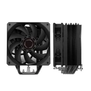 Coolbox Disipador CPU 6 Heatpipes 240W TDP Negro