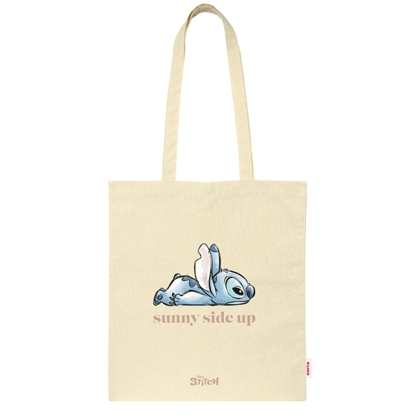 Safta Stitch Tote Bag Bolsa de Tela - Asas de Mano - Color Beige