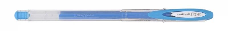 Uni-ball UM-120AC Signo Angelic Boligrafo de Tinta Gel - Punta de Bola 0.7mm - Tinta Resistente al Agua y Luz - Escribe en Papel Negro y Blanco - Color Azul · Pack de 12 uds.