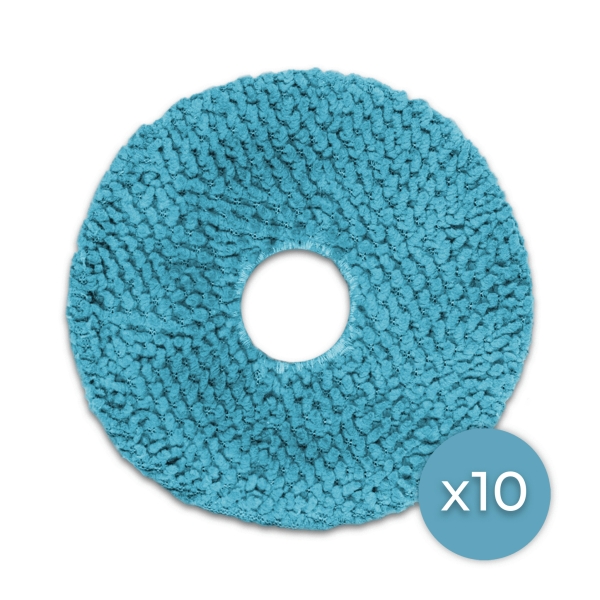 Cecotec Pack de 10 Mopas - Compatible con Conga Windroid 1090 - Color Azul