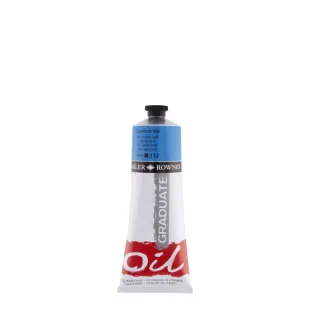 Daler Rowney Graduate Pintura al Oleo - Tubo de Aluminio - 220ml - Color Azul Ceruleo