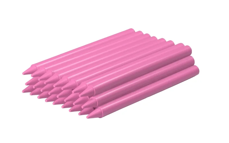 Jovi Plasticolor Estuche de 25 Ceras Plasticas - Resistentes - No Manchan - Agradable de Rayar - Acabado Brillante - Gran Duracion - Color Rosa