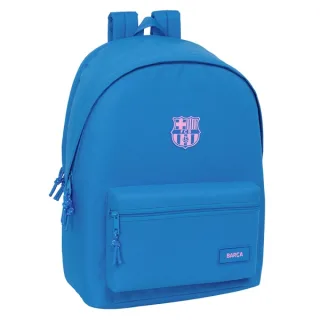 Safta F.C.Barcelona Chica Indigo Mochila para Portatil hasta 15.6" - Conector USB - Base Acolchada - Bolsillo Frontal - Hombreras Ergonomicas - Asa Superior - 24.55L - 310x180x440mm - Color