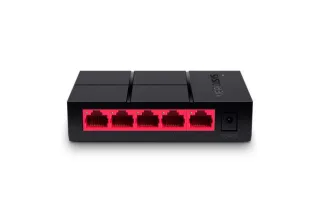 Mercusys Switch 5 Puertos Gigabit RJ45 10/100/1000Mbps - Diseño Compacto - Plug & Play - Tecnologia Verde