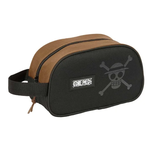 Safta One Piece Neceser de 5L - Cremallera - Asa Lateral - Adapatable a Carro - 260x120x150mm - Color Negro