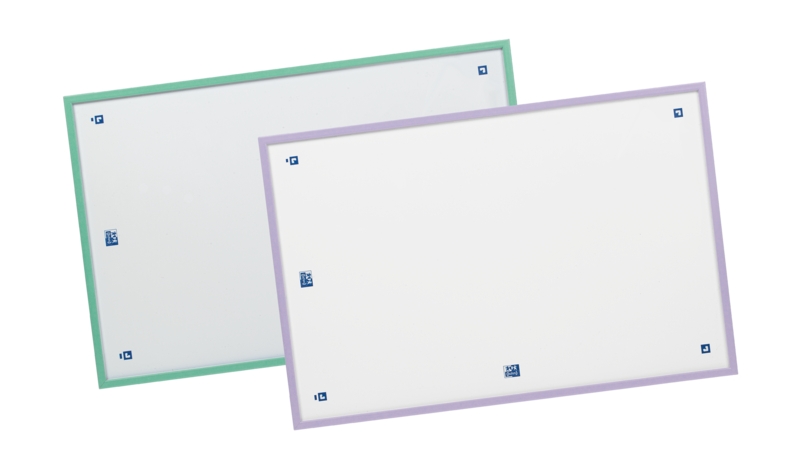 Oxford Pizarra A3 Pastel - Incluye Boligrafo y Borrador - Ideal para Tomar Notas y Organizar Ideas · Pack de 4 uds.