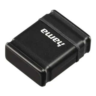 Hama Smartly Memoria Pendrive USB 2.0 con Tapa - 16GB de Capacidad - 10Mb/s de Transferencia - 21x15x6.5mm - Color Negro