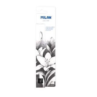 Milan Art Pack de 3 Lapices de Carboncillo - Color Negro