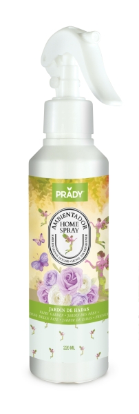 Prady Ambientador Home Spray Jardin de Hadas - Frasco de 220 ml - Spray Pulverizador