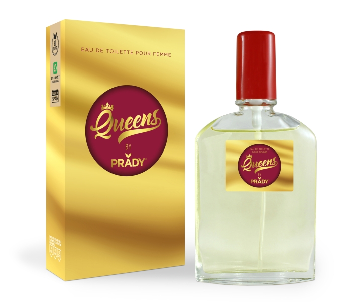 Prady Colonia de Mujer Queens - Frasco de 90 ml - Spray Pulverizador