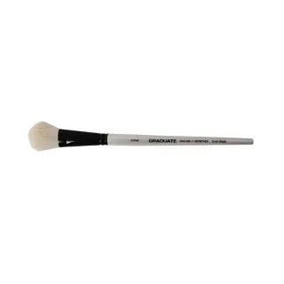 Daler Rowney Graduate Pincel Acuarela - Pelo de Cabra Natural - Mango Corto - Oval Lavis 3/4" · Pack de 3 uds.