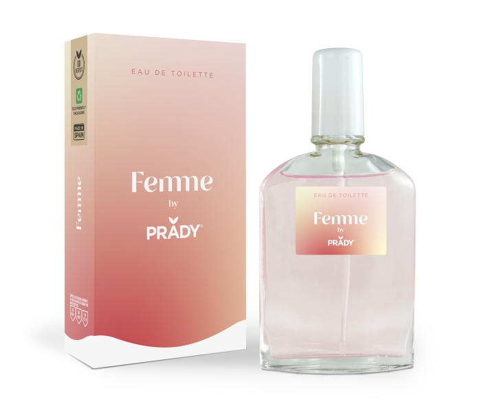 Prady Colonia de Mujer Femme - Frasco de 90 ml - Spray Pulverizador
