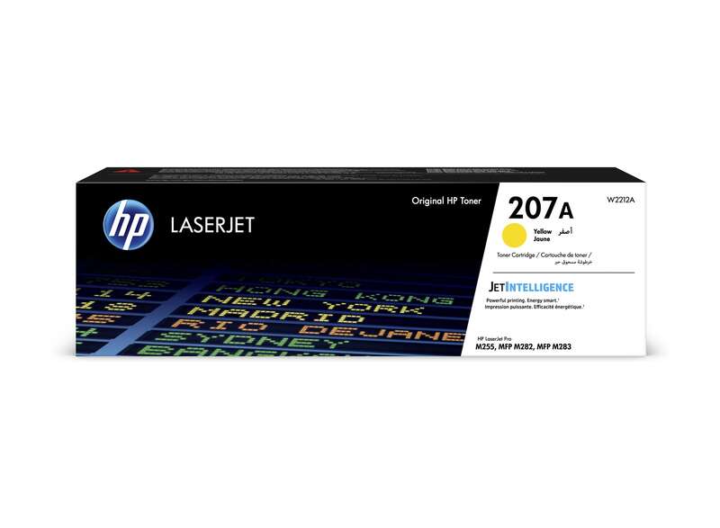HP W2212A Amarillo Cartucho de Toner Original - 207A