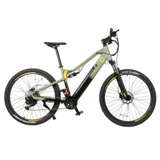 Cecotec Mountain Millor Bicicleta Electrica de 27.5" - Doble Disco de Freno Hidraulico - Autonomia 90km - Cambio Shimano 18 Velocidades - Bateria de 36V y 12.8Ah - Suspension Delantera - Col
