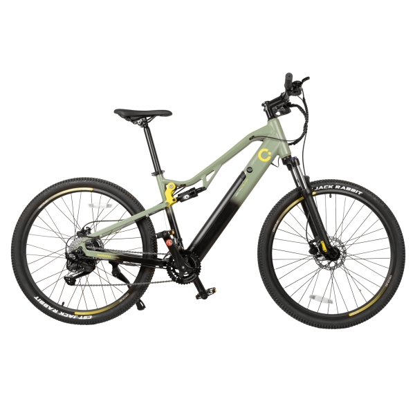 Cecotec Mountain Millor Bicicleta Electrica de 27.5" - Doble Disco de Freno Hidraulico - Autonomia 90km - Cambio Shimano 18 Velocidades - Bateria de 36V y 12.8Ah - Suspension Delantera - Col