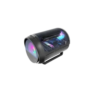 Mars Gaming MC-CYLON Minitorre Ultracompacta - Ventilador Frontal RGB Chroma de 200mm - Ventilador Trasero de 120mm - Soporte MicroATX/Mini-ITX - 3 Ranuras de Expansion - 460x330x325mm - Col