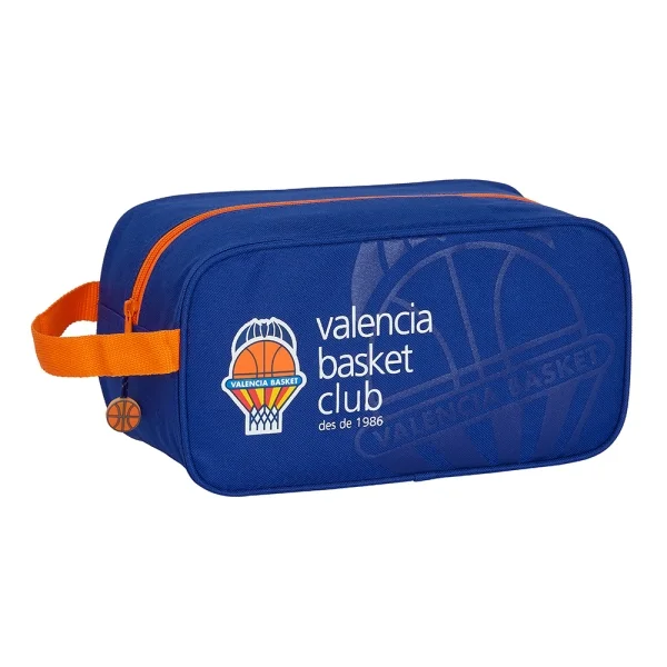Safta Valencia Basket Zapatillero - Asa Lateral - 6L - Facil Transporte - 290x140x150mm - Color Azul Oscuro