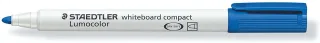 Staedtler Lumocolor 341 Marcador para Pizarra Blanca - Punta Biselada 1 - 2mm Aprox - Secado Rapido - Color Azul · Pack de 10 uds.