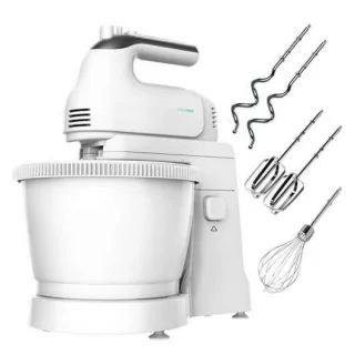Cecotec PowerTwist 500 Gyro Batidora de Varillas 500W - Bol Autogiratorio de 3,5L - 5 Niveles de Velocidad - Funcion Turbo - Diseño Ergonomico