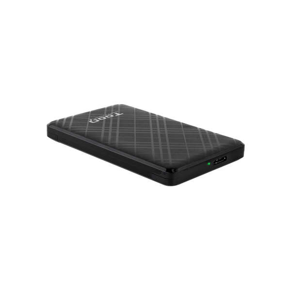 Tooq Carcasa Externa HDD/SSD 2.5" USB 3.0/3.1 Gen 1 - SATA I, II y III - Cable USB3.0 Tipo Micro-B a USB3.0 Tipo A