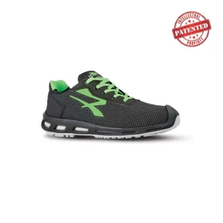 Upower Strong S ESD Calzado de Seguridad - Talla 38 - Puntera AirToe Aluminium, Sistema Antipinchazos, Alta Resistencia a la Abrasion, Suela Infinergy, Proteccion S3S CI FO SR - Color Gris O