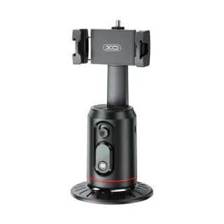 XO SS16 Soporte Sobremesa para Smartphone - Seguimiento y Reconocimiento Facial - Motorizado 360º - Control por Gestos - Bluetooth - Color Negro