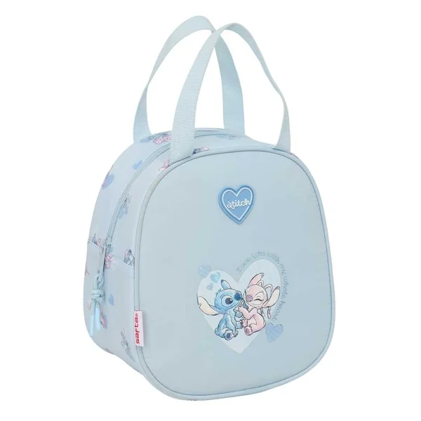 Safta Stitch Neceser Termo de 5.85L - Interior Forrado en Aluminio - Asa Superior - 190x140x220mm - Color Azul Claro