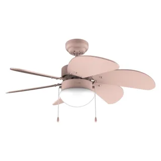 Cecotec EnergySilence Aero 3600 Vision Full Pink Ventilador de Techo con 6 Aspas y Lampara Integrada - 50W - Diametro de 36" - 3 Velocidades - Modo Invierno/Verano - Control por Cadena - Col